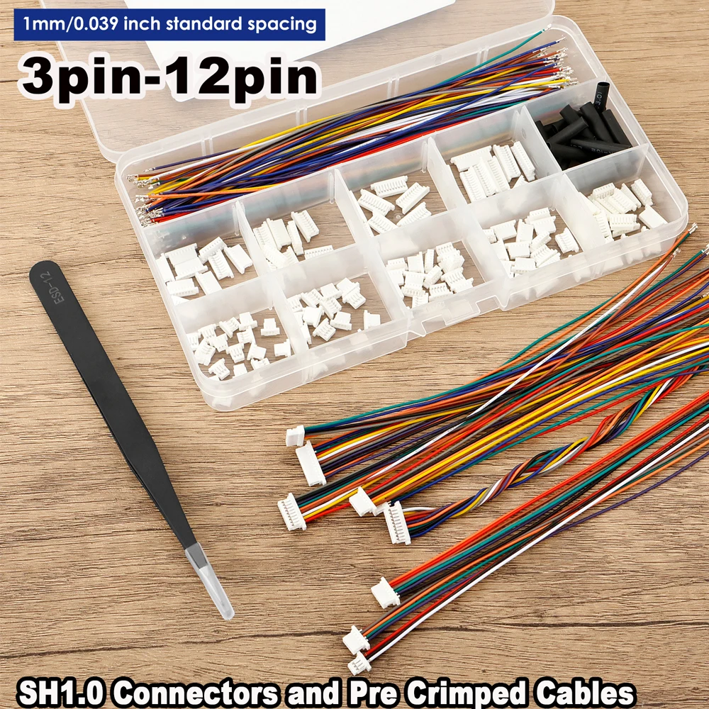 SH1.0mm Connector Kit with 150 - Drone Kit Plug And Play avaliação e preço