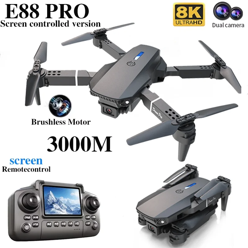 Professional E88 PRO Drone wit - Drone Kit Professional avaliação e preço