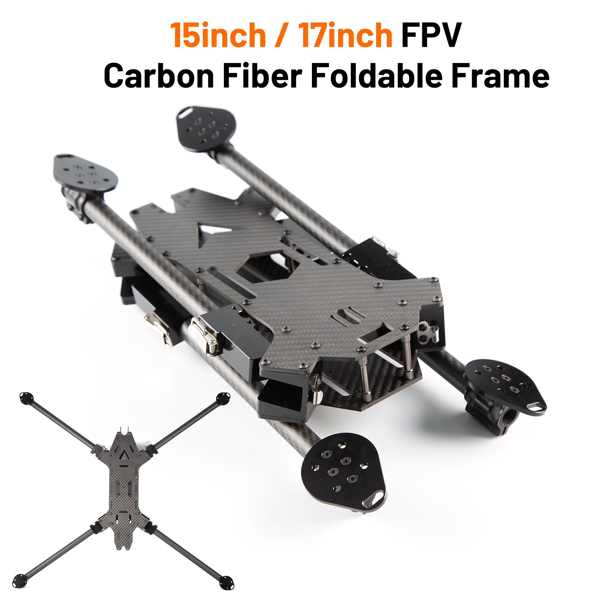 15inch /17inch FPV Carbon Fibe - Drone Kit Fpv avaliação e preço