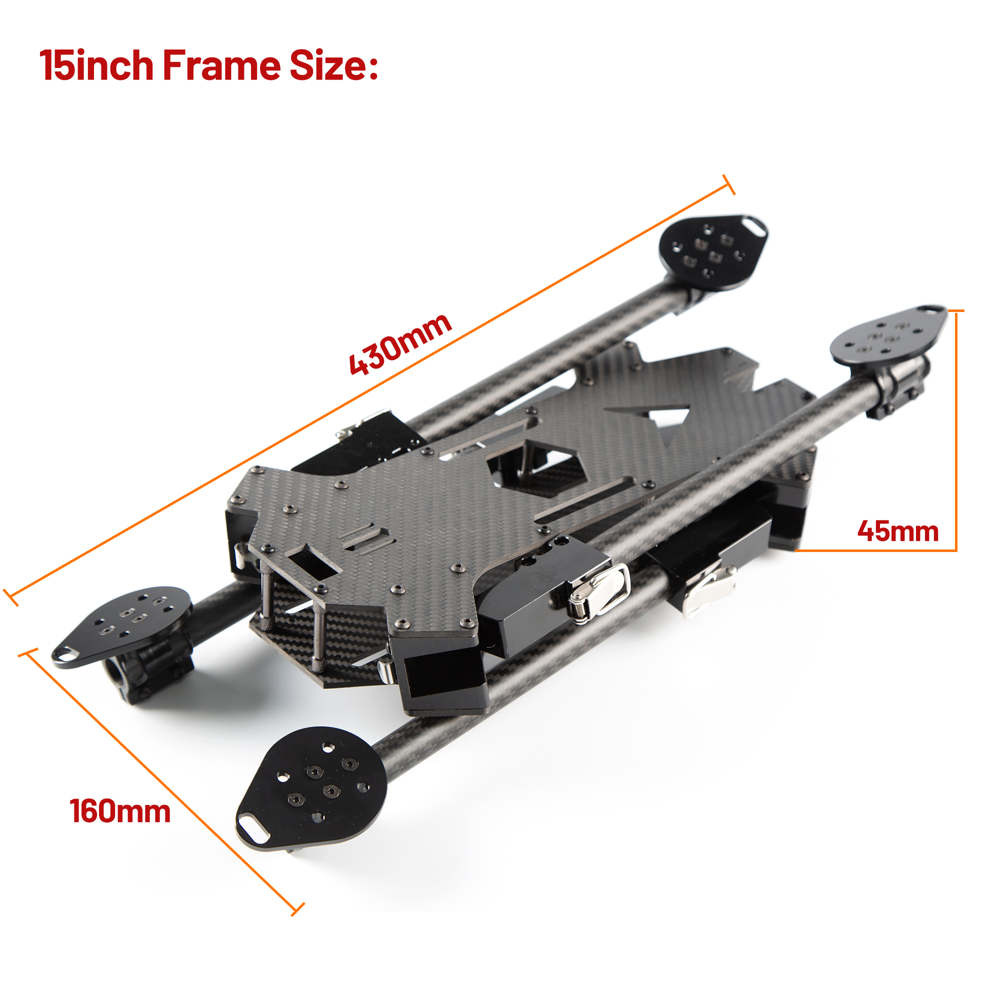 15inch /17inch FPV Carbon Fibe - Drone Kit Fpv avaliação e preço