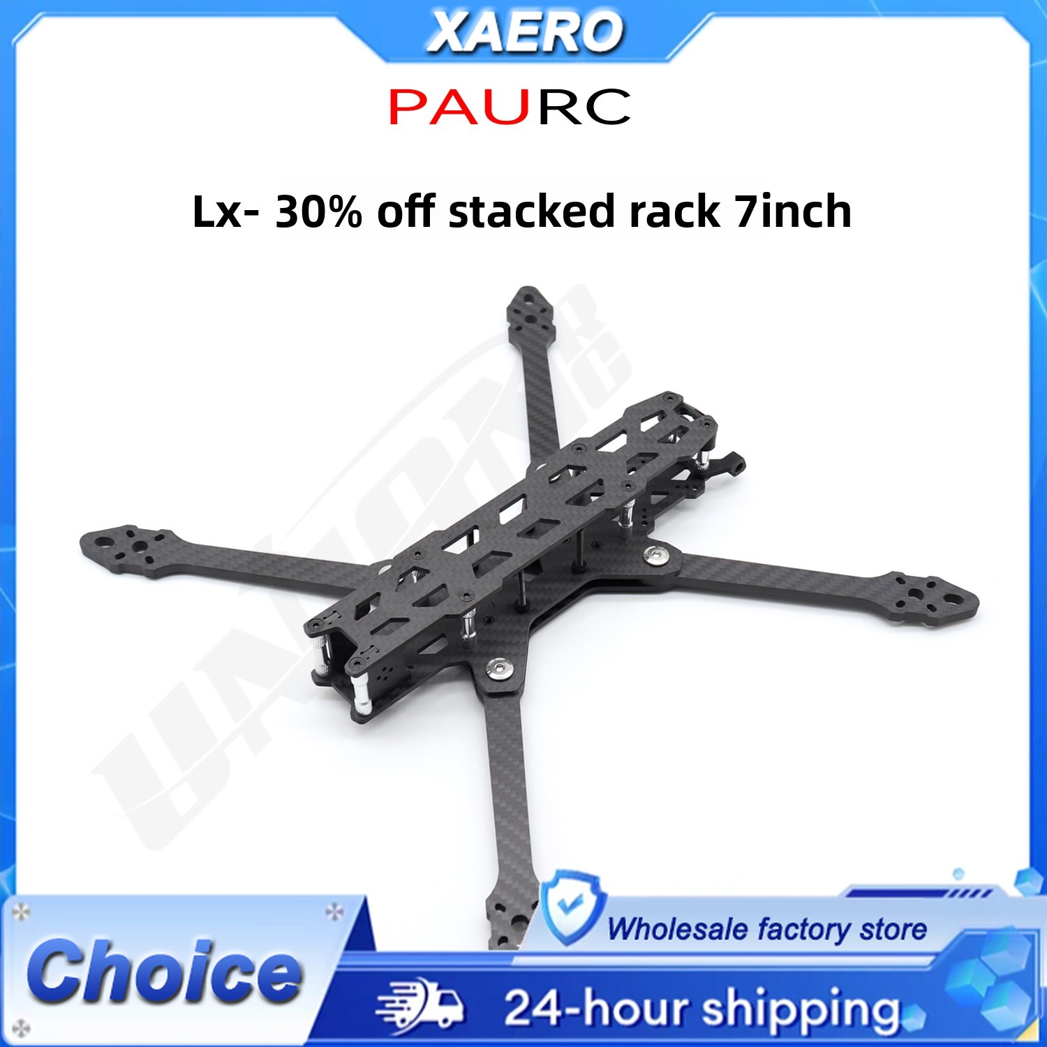 PAURC LX-7 Foldable 7 Inch FPV - Drone Kit Octocopter avaliação e preço