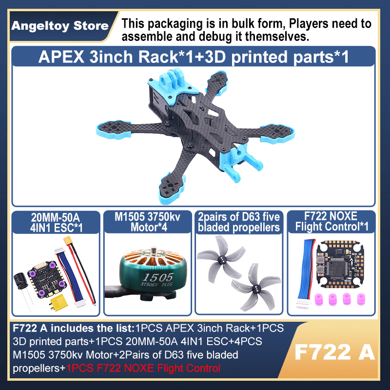 B-CUBE APEX 3inch FPV Drone Fr - Drone Kit Octocopter avaliação e preço