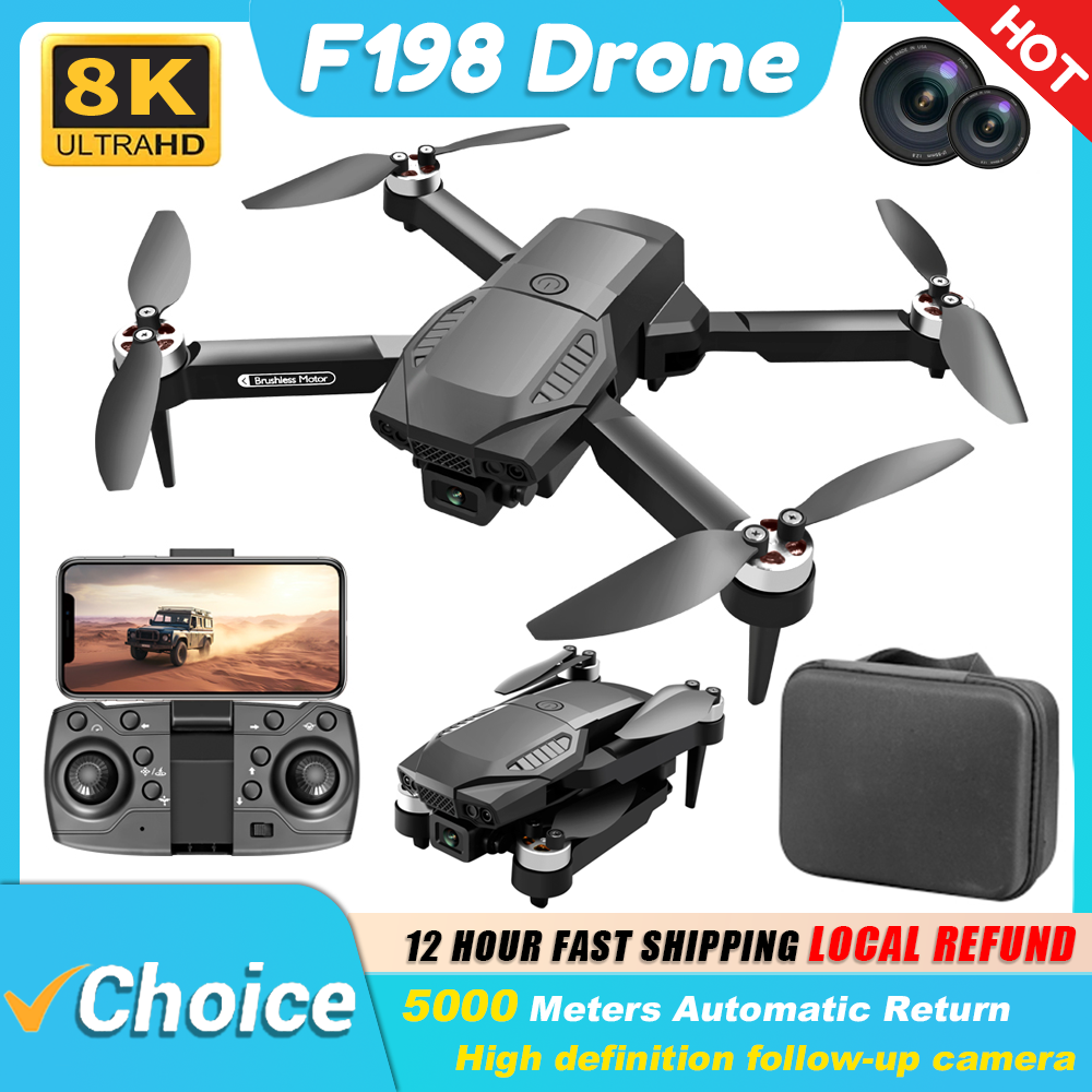 New F198 Drone Professional Du - Drone Kit Vtol avaliação e preço