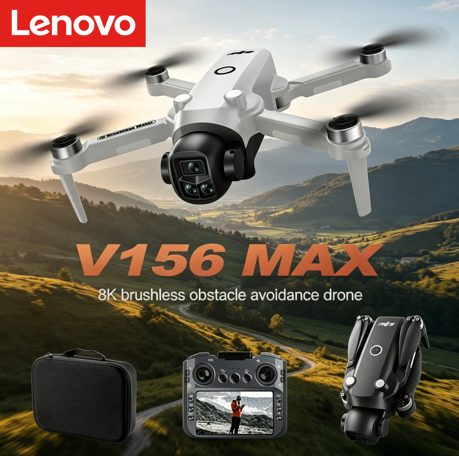 Lenovo V156 MAX 4K 8K Drone 5G - Drone Kit Long Range avaliação e preço