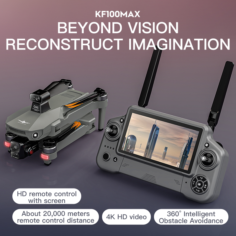 SJRC KF100 MAX 8K UHD Photo HD - Drone Kit Professional avaliação e preço