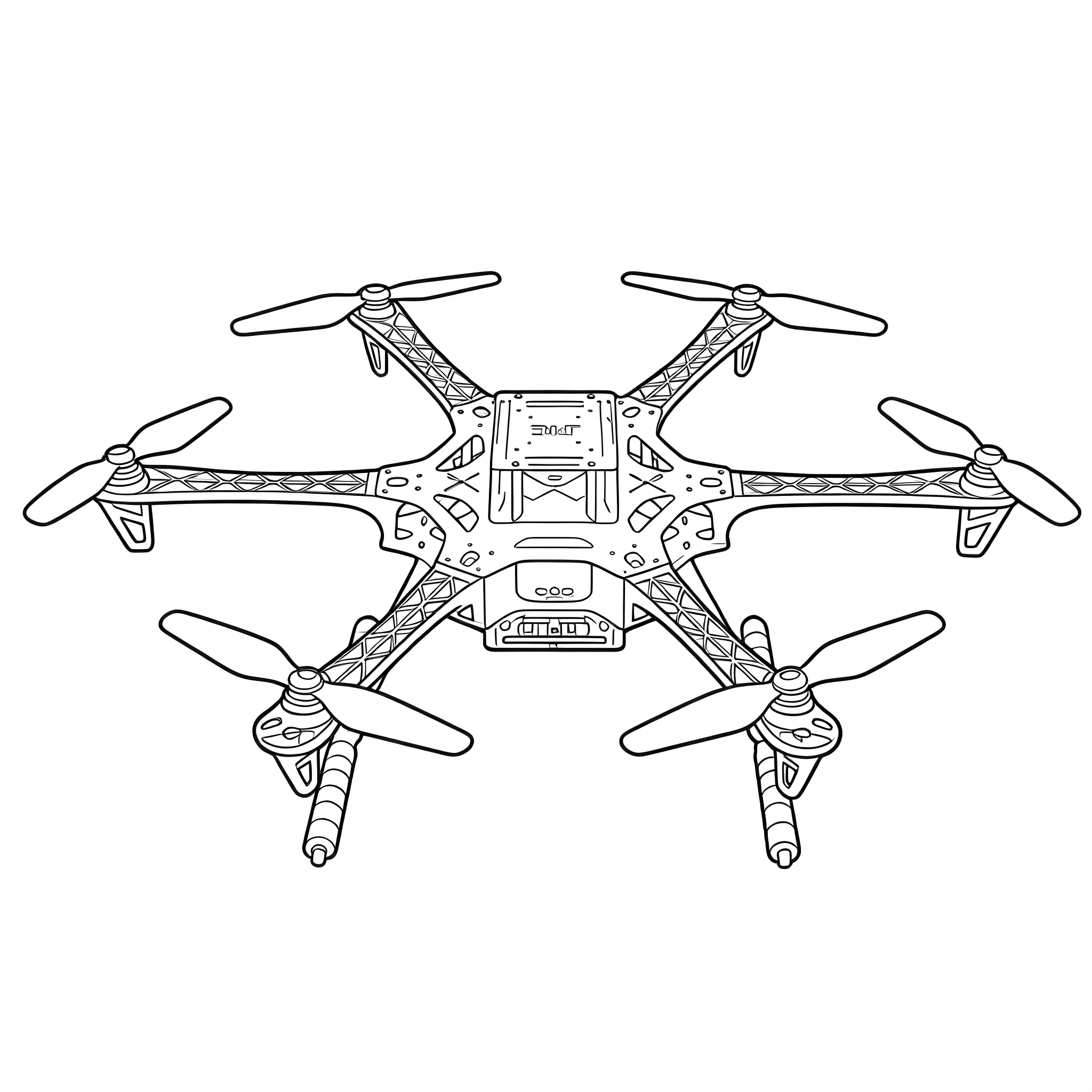 S550 RC Hexacopter Drone Frame - Drone Kit Hexacopter avaliação e preço