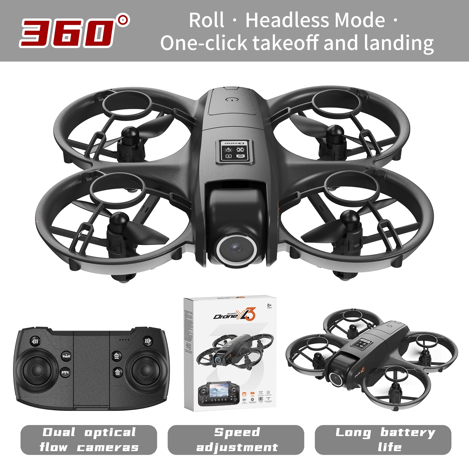 New YL3 RC Drone 8K 1080P Wide - Drone Kit Professional avaliação e preço