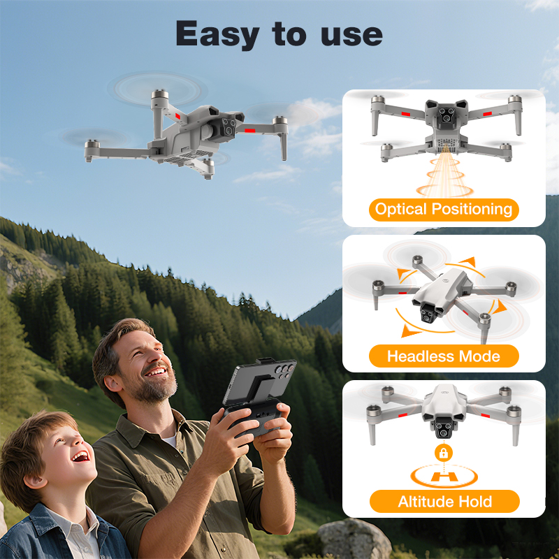 2026 Hot L017 Pro Drone Brushl - Drone Kit Professional avaliação e preço